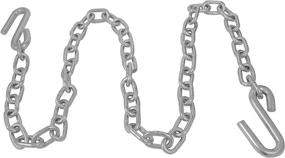 img 1 attached to 🔗 11011-7 Attwood Heavy-Duty 51-inch Steel Safety Chain for Boat Trailers with Spring Clip Hooks