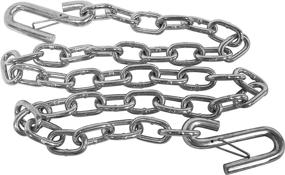 img 2 attached to 🔗 11011-7 Attwood Heavy-Duty 51-inch Steel Safety Chain for Boat Trailers with Spring Clip Hooks