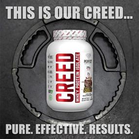 img 1 attached to 🍫 PERFECT Sports Creed 100% Whey Isolate, Sweetened with Stevia - Triple Rich Dark Chocolate 1.6LB