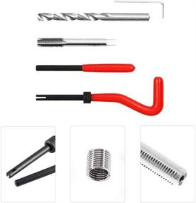 img 3 attached to 🔧 Highking M10 x 1.5 mm Thread Repair Insert Kit - Auto Repair Hand Tool Set for Optimal Results (M10X1.5)