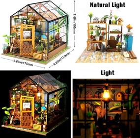 img 3 attached to Развитие творчества с ZNCMRR DIY миниатюрный деревянный домик: раскрой своего внутреннего ремесленника!