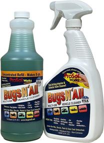 img 4 attached to 🚗 Bugsplatter N All 1qt. Concentrate: Powerful Multi-Surface Vehicle Cleaner & Black Streak Remover | 8 Quarts of Cleaning Solution | Includes 1 Qt. Spray Bottle for Easy Application!