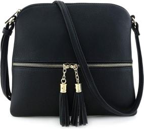 img 4 attached to 👜 Janin Handbag: Stylish Crossbody Bag for Women with Trendy Tassel