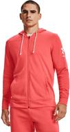 under armour rival full zip hoodie men's clothing in active logo