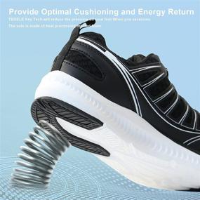 img 1 attached to TEGELE Running Lightweight Athletic Sneakers