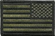 tactical reverse usa flag patch logo