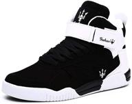 kuxie men's fashion sneakers training shoes m729 - black logo