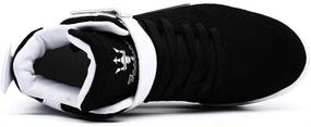 img 1 attached to KUXIE Men's Fashion Sneakers Training Shoes M729 - Black