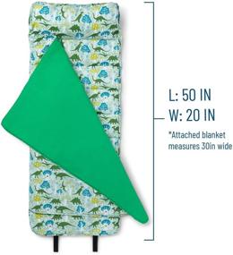 img 1 attached to 🦕 Wildkin Original Nap Mat with Pillow for Toddler Boys and Girls - Ideal for Daycare and Preschool - Mom's Choice Award Winner - BPA-Free - Olive Kids (Dinomite Dinosaurs)