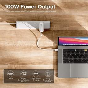 img 3 attached to 💡 ALOGIC 100W MacBook Pro Charger: GaN Fast Tech, PD 3.0 Charger for MacBook Pro, Air, M1 Mac, XPS, iPad Pro, iPhone, Galaxy, Pixel & More