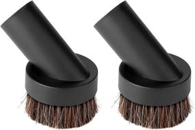 img 4 attached to Efficient Dust Extraction: Lamoutor 2Pcs Soft Bristle Vacuum Brush for Universal Vacuum Cleaners