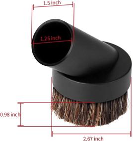 img 2 attached to Efficient Dust Extraction: Lamoutor 2Pcs Soft Bristle Vacuum Brush for Universal Vacuum Cleaners