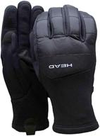 head mens hybrid glove black men's accessories logo