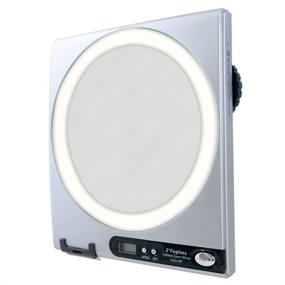 img 3 attached to 🪞 Zadro Silver Finish Fogless Shower Mirror - Adjustable 1X-5X Magnification (Model Z850)