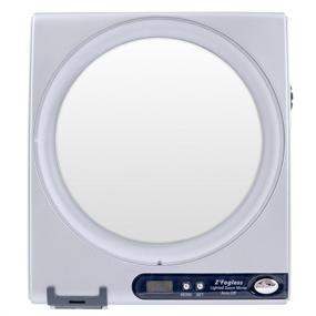 img 4 attached to 🪞 Zadro Silver Finish Fogless Shower Mirror - Adjustable 1X-5X Magnification (Model Z850)