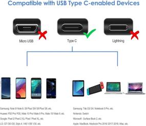 img 3 attached to 🔌 Rankie USB-C to USB-A 3.0 Cable, 3ft - Fast Charging & Data Transfer for Type C Devices