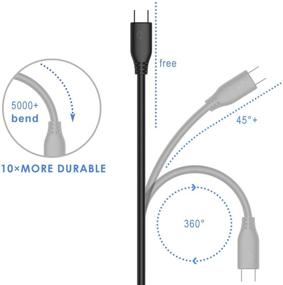 img 1 attached to 🔌 Rankie USB-C to USB-A 3.0 Cable, 3ft - Fast Charging & Data Transfer for Type C Devices