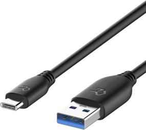 img 4 attached to 🔌 Rankie USB-C to USB-A 3.0 Cable, 3ft - Fast Charging & Data Transfer for Type C Devices