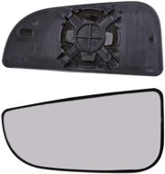 gsrecy driver side rearview glass for dodge ram 1500 2500 3500 2010-2020: tow mirror spotter lower glass with holder (left) logo