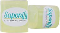 🧼 create premium glycerine soaps with saponify's 2lb olive oil melt and pour soap base: your ultimate detergent-free solution logo