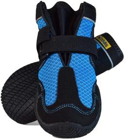 img 2 attached to 🐾 Muttluks Mud Monsters Summer Dog Boots – Protect Your Pup's Paws with Rugged Barefoot Technology, Flexible Rubber Soles & Traction Treads – Pet Booties 2 Pack (XXS-XL)