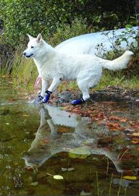 img 1 attached to 🐾 Muttluks Mud Monsters Summer Dog Boots – Protect Your Pup's Paws with Rugged Barefoot Technology, Flexible Rubber Soles & Traction Treads – Pet Booties 2 Pack (XXS-XL)