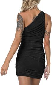 img 2 attached to Elfurie Shoulder Sleeveless Bodycon Homecoming Women's Clothing and Dresses