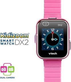 img 3 attached to Усовершенствованные розовые часы VTech Kidizoom Smartwatch DX2 для повышенной доступности.