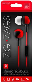 img 1 attached to Zigzags Stereo Earbuds Line Mic
