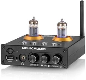 img 4 attached to 🎧 HiFi Mini Vacuum Tube Preamp with Bluetooth 5.0, USB Player, Stereo Audio, and Headphone Amplifier