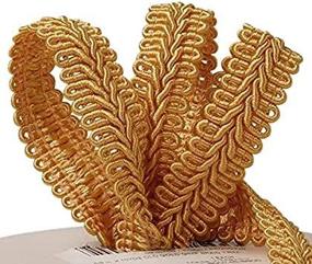 img 4 attached to 🌟 Shop the Classic Elegance of Old Gold Gimp Braid Trim - 5/8" X 10 Yards