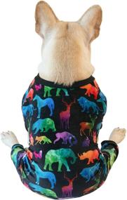 img 1 attached to 🐶 CuteBone Dog Pajamas: Soft Cat Clothes for Cute Puppies and Doggies - Pet Apparel Jumpsuit & Onesie