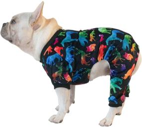 img 2 attached to 🐶 CuteBone Dog Pajamas: Soft Cat Clothes for Cute Puppies and Doggies - Pet Apparel Jumpsuit & Onesie