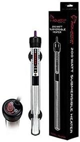 img 1 attached to 🔥 AquaTop Submersible Glass Heater: Powerful 200 Watt Option for Up to 50 Gallon Tanks