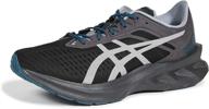 ткань asics tiger novablast techno black sports & fitness логотип