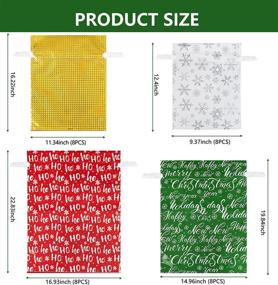 img 1 attached to 🎁 Christmas Hanging Drawstring Wrapping Designs for Enhanced SEO