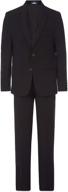 👔 enhance your formal look with the arrow 1851 boys' aroflex stretch 2-piece suit set logo