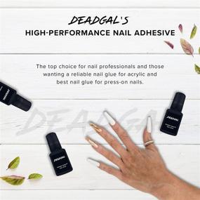 img 3 attached to 💅 DEADGAL Professional Nail Glue: Superior Hold, Long-lasting Adhesive for Acrylic, Gel, and Artificial Nails