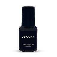 💅 deadgal professional nail glue: superior hold, long-lasting adhesive for acrylic, gel, and artificial nails logo