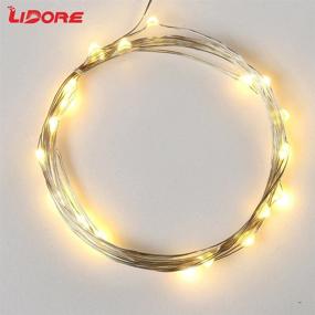 img 2 attached to 🔥 LIDORE Micro LED 20 Warm White Lights: Battery Operated, Timer & Ultra Thin Copper Wire Design