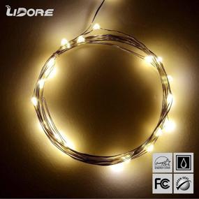 img 3 attached to 🔥 LIDORE Micro LED 20 Warm White Lights: Battery Operated, Timer & Ultra Thin Copper Wire Design