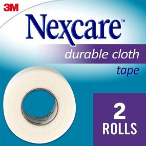 img 3 attached to 🩹 Nexcare Durable Cloth First Aid Tape - Tear Resistant - Ideal for Securing Splints and Bulky Dressings - Pack of 2 Rolls