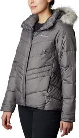 img 4 attached to Columbia Womens Insulated Jacket Chalk Women's Clothing and Coats, Jackets & Vests