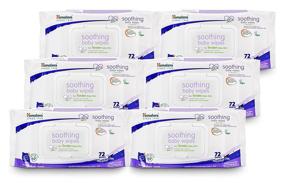 img 4 attached to 👶 Himalaya Soothing Baby Calming Wipes - Gentle and Hygienic, 72 wipes, 6 pack