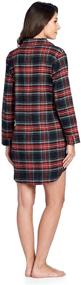 img 2 attached to Ashford Brooks Womens Flannel Nightshirt Women's Clothing for Lingerie, Sleep & Lounge