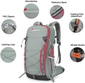 img 2 attached to 🎒 Высокооцененные рюкзаки MOUNTAINTOP - идеальны для походов и приключений на природе.