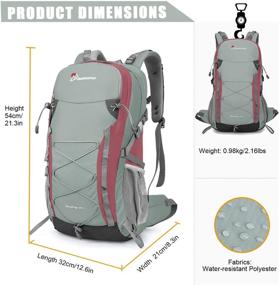 img 3 attached to 🎒 Высокооцененные рюкзаки MOUNTAINTOP - идеальны для походов и приключений на природе.