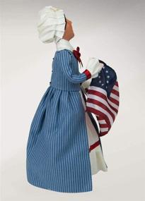 img 3 attached to ❤️ Betsy Ross Caroler Figurine #554W: A Stunning Historical Collectible by Byers' Choice