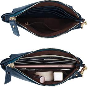 img 3 attached to 👜 YALUXE Wristlet Crossbody:Effortlessly Stylish Women's Handbags & Wallets for Cellphones & Smartphones