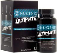 💪 nugenix ultimate testosterone booster for men | clinically researched formula | maximize muscle | boost vitality | mega dose of d-aspartic acid | 56 count logo